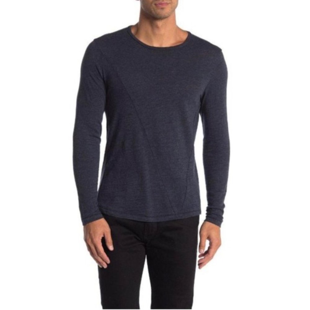 NWT Robert Barakett Meadowbrook Navy Long Sleeve
